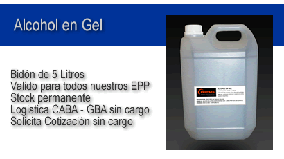 ALCOHOL EN GEL